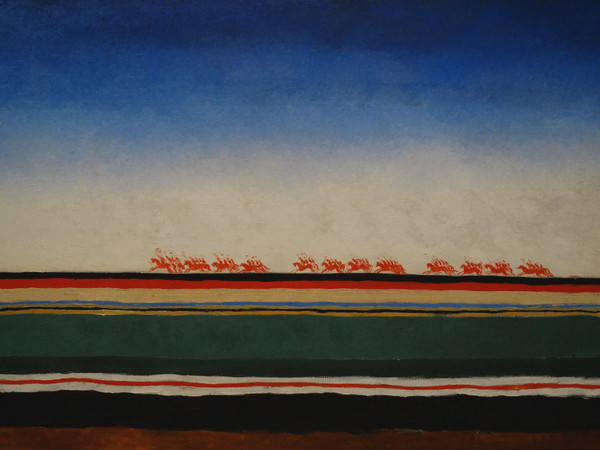 Kazimir Malevich, Red Cavalry, 1932. Oil on canvas, 91x140