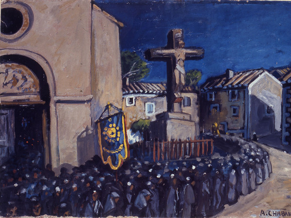 Auguste Chabaud, <em>La Procession. L’Enterrement Sort de l’Eglise</em>, 1920 circa | Courtesy Governatorato SCV Direzione dei Musei