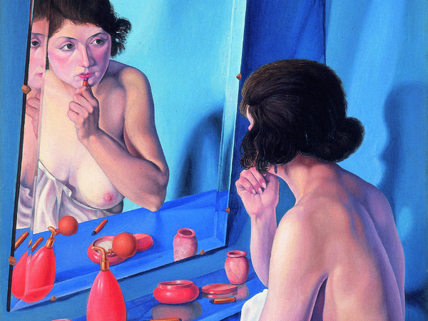 Cagnaccio di San Pietro, <em>Donna allo specchio</em>, 1927. Olio su tavola. Collezione della Fondazione Cariverona (Archivio fotografico della Fondazione Cariverona)