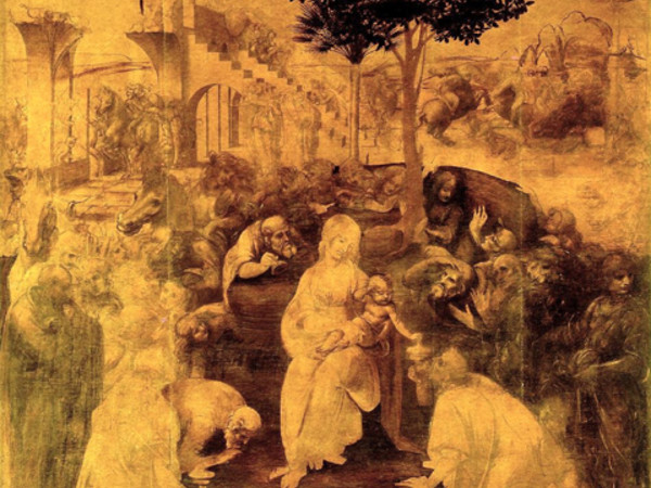  Leonardo da Vinci, Adorazione dei Magi, 1481-1482. Firenze, Uffizi