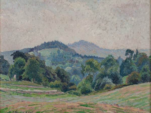 Lucien Pissarro, Hills from Hayfield Green, 1917, olio su tela, 43 x 53,3 cm. The Royal Pavilion & Museum, Brighton & Hove