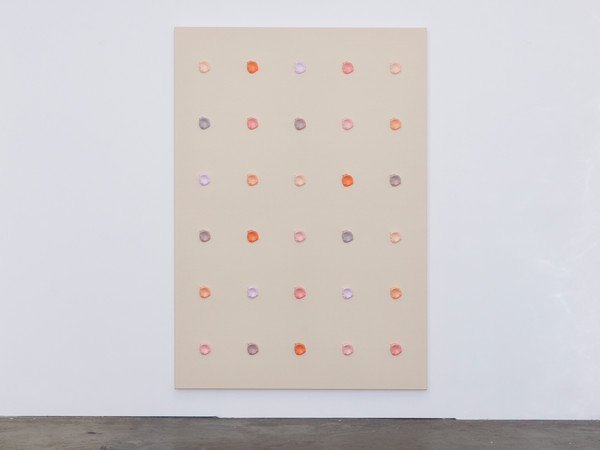 Peter Mohall, Untitled (brushstrokes painting), 2015 alkyd and acrylics on cotton, wooden stretchers 180x125x4,5cm