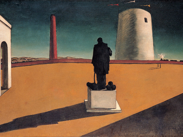 Giorgio de Chirico, <em>L’enigma di una giornata</em>, 1914<br />