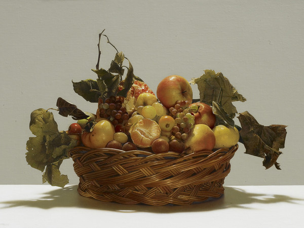 Luciano Ventrone, Antichi Sapori. Olio su tela su tavola, 50x70 cm., 2011-2017<br />