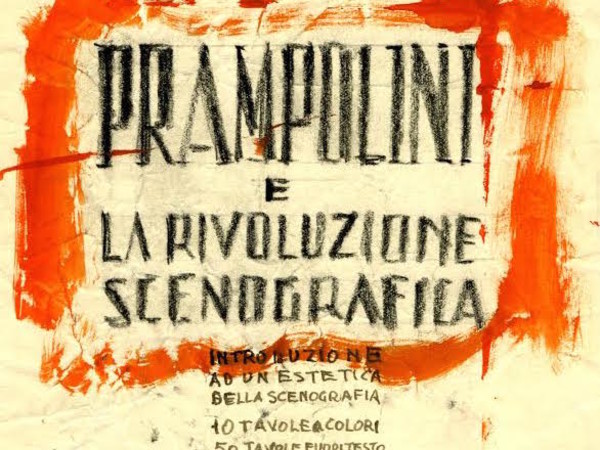Prampolini e la rivoluzione scenografica, bozza con schizzi per copertina,1946