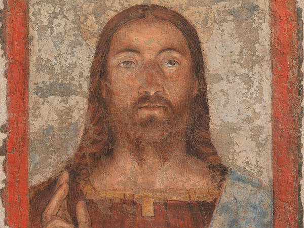 Melozzo da Forlì, Dio Padre benedicente, Affresco trasportato su tela, Perugia, Galleria Nazionale dell'Umbria