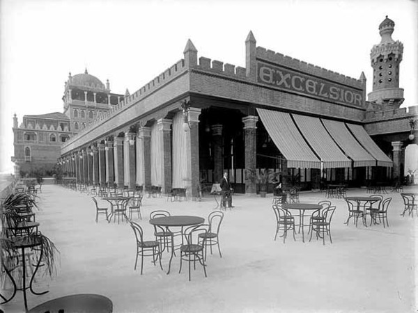 Tomaso Filippi, Lido di Venezia, terrazza dell’Hotel Excelsior, 15 febbraio 1914