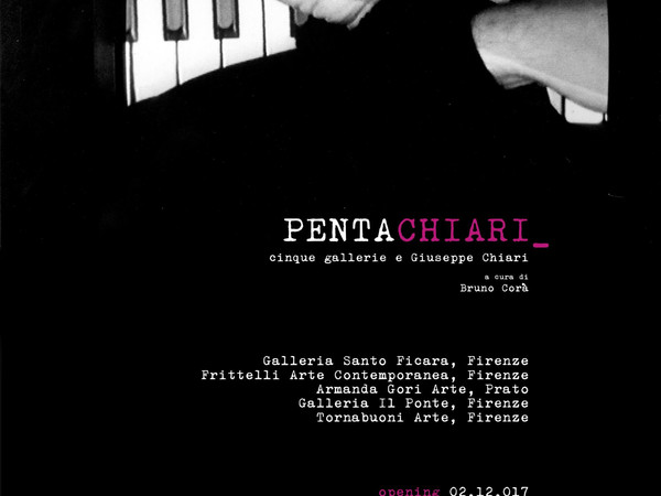 PentaChiari - cinque gallerie d'arte celebrano simultaneamente l'opera di Giuseppe Chiari