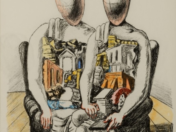 Giorgio De Chirico, Gli archeologi, 1969