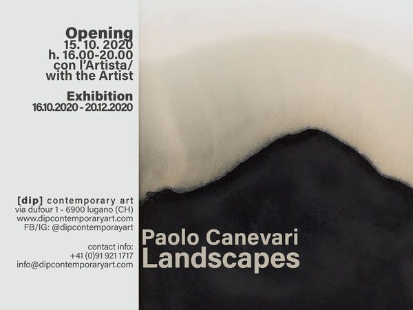Paolo Canevari. Landscapes, [dip] contemporary art, Lugano