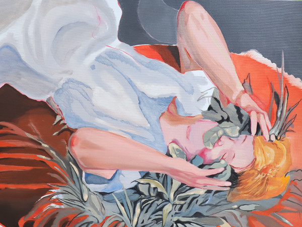 Adelisa Selimbasic, Maria, 2020, olio su tela, cm. 50x70