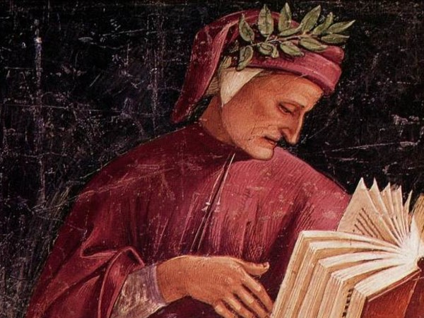 Luca Signorelli, ritratto di Dante: affresco (databile fra il 1500 e il 1504) nella Cappella della Madonna di San Brizio, nel Duomo di Orvieto.