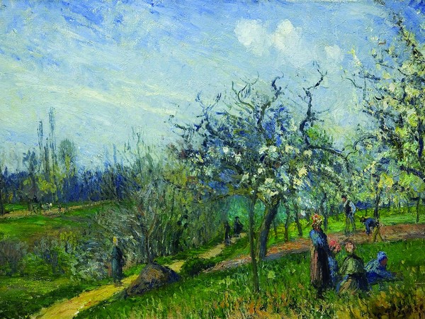 Camille Pissarro, Flowering Orchard, 1871, olio su tela, 39,1 x 56,4 cm. MNAR, Muzeul National de Art? al Rom?niei, Bucarest