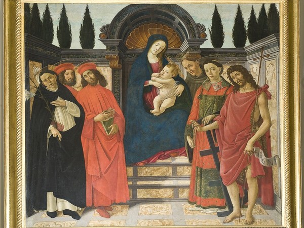 Sandro Botticelli, Pala del Trebbio, Madonna con Bambino