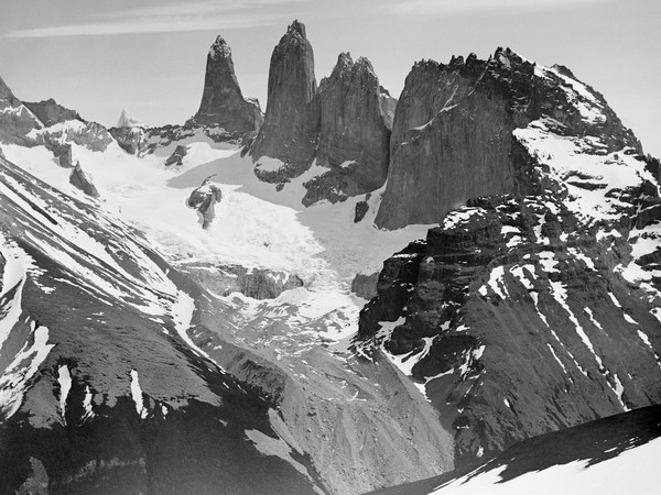 Ande, Ghiacciaio Paine | Foto: Alberto Maria De Agostini, 1945 | © Museo Borgatello