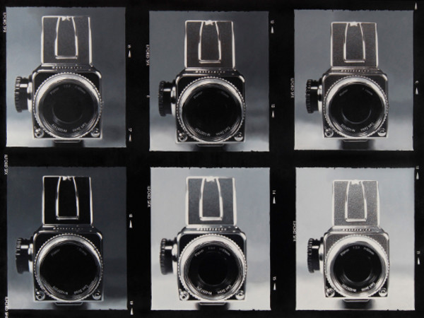 Fabio Torre, Contact Sheet 1 (Hasselblad), 2011, olio su tela,  cm 120x160