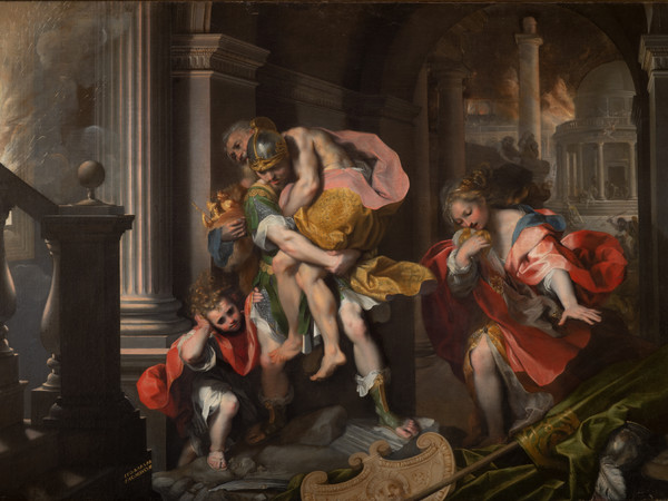 Federico Barocci Urbino, Fuga di Enea da Troia, Roma, Galleria Borghese