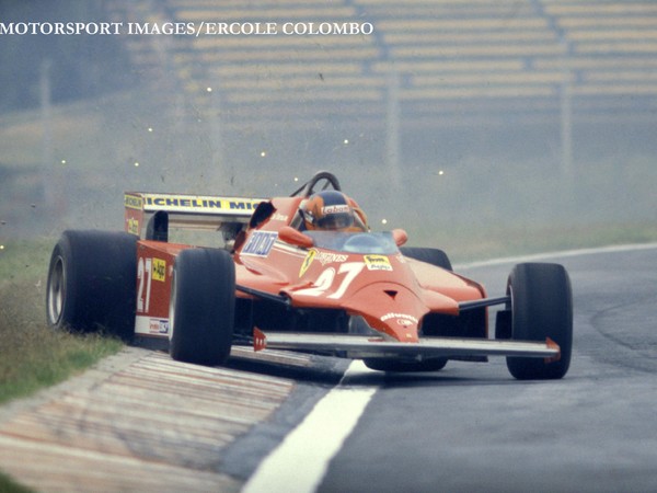 Ercole Colombo, Gilles Villeneuve, Argentina, 1981. “Una fotografia a me particolarmente cara. Il manifesto di Gilles: lui era proprio così, sempre”