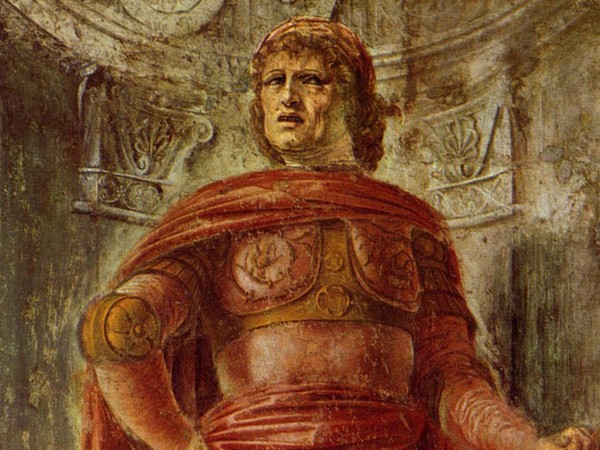 Donato Bramante, Uomo dallo Spadone, 1477 circa. Pinacoteca di Brera, Milano