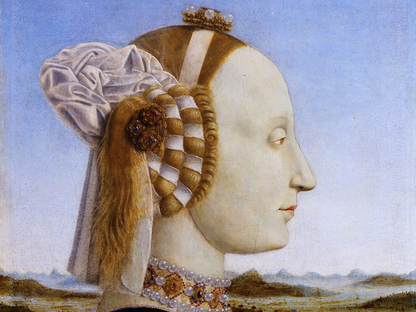 Piero Della Francesca, Ritratto di Battista Sforza, 1472. Duchessa di Urbino e 