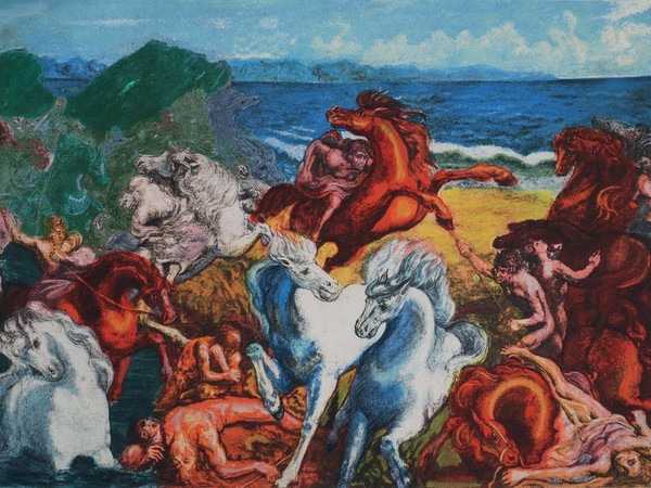 Aligi Sassu, La grande battaglia, 1982