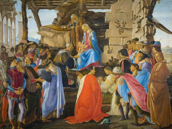 Sandro Botticelli, <em>Adorazione dei Magi</em>, 1475 circa, Gallerie degli Uffizi, Firenze