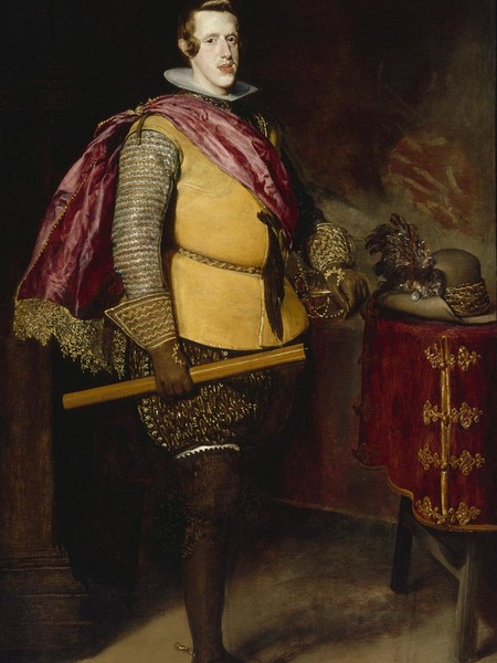 Diego Rodriguez de Silva y Velasquez, Filippo IV re di Spagna, 1625-1635 ca, olio su tela, cm 209,2x121