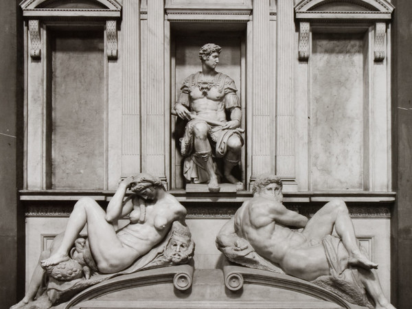 Aurelio Amendola, La tomba di Giuliano de' Medici duca di Nemours, veduta d'insieme, 1992-93, Galleria civica di Modena