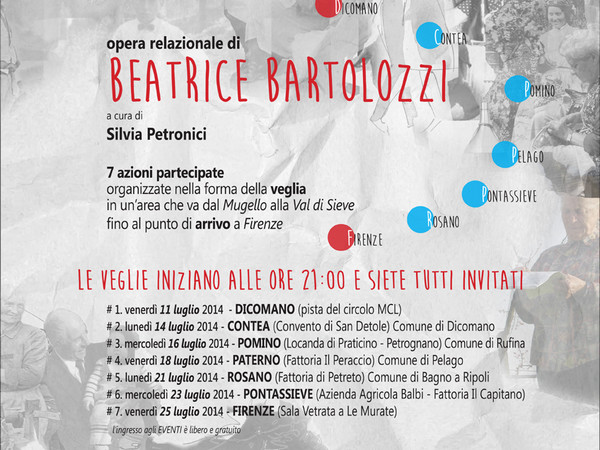 Beatrice Bartolozzi. Stati di Veglia. 7 tappe di una geografia sentimentale