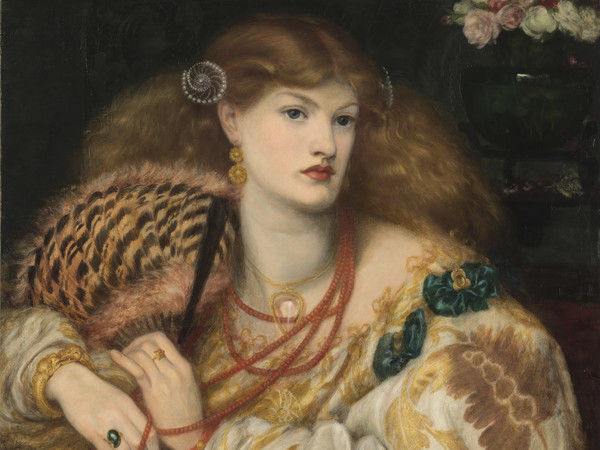Dante Gabriel Rossetti (1828 - 1882), Monna Vanna, 1866, Olio su tela, 86.4 x 88.9 cm, Tate, Purchased with assistance from Sir Arthur Du Cros Bt and Sir Otto Beit KCMG through the Art Fund 1916 | © Tate, London 2019