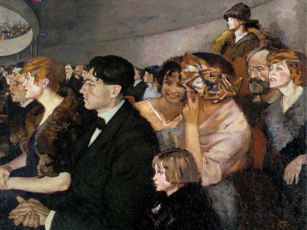 Anselmo Bucci, Odeon, 1919-1920, Olio su tela, Collezione privata | Courtesy Matteo Mapelli, Galleria Antologia Monza