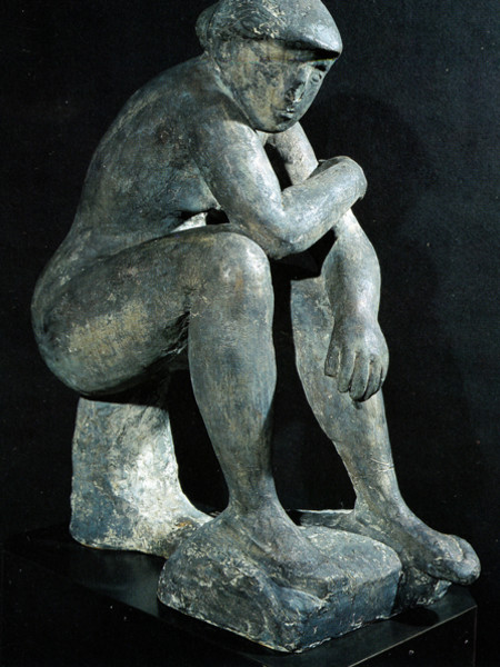 Marino Marini, Bagnante seduta, 1935, Bronzo, cm. 168 x 88 x 44,7