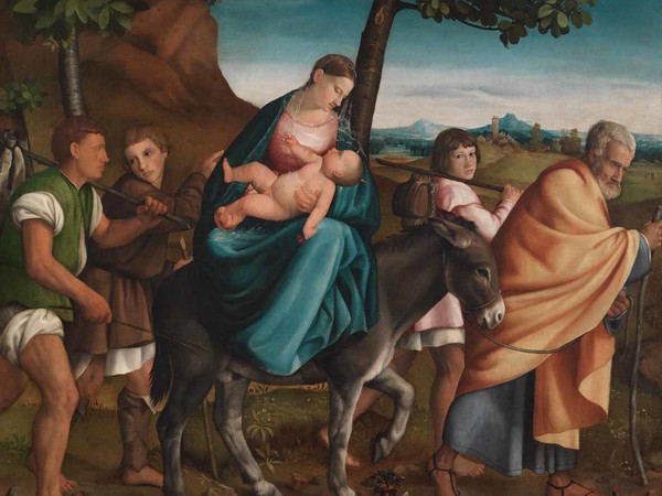 Jacopo Dal Ponte, <em>Fuga in Egitto</em>, 1534 | Courtesy Museo Civico di Bassano del Grappa, Vicenza<br />