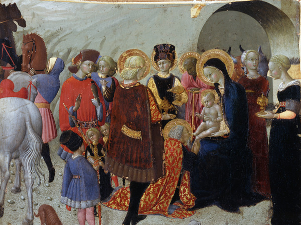 Sassetta, Adorazione dei Magi, 31x36,4 cm. Siena, Collezione Chigi Saracini