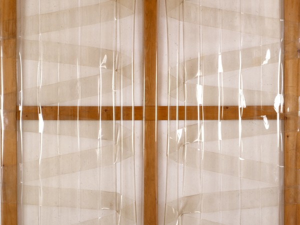 Carla Accardi, Grande trasparente, 1975. Sicofoil su telaio di legno, cm 170 x 170. Collezione dell’artista