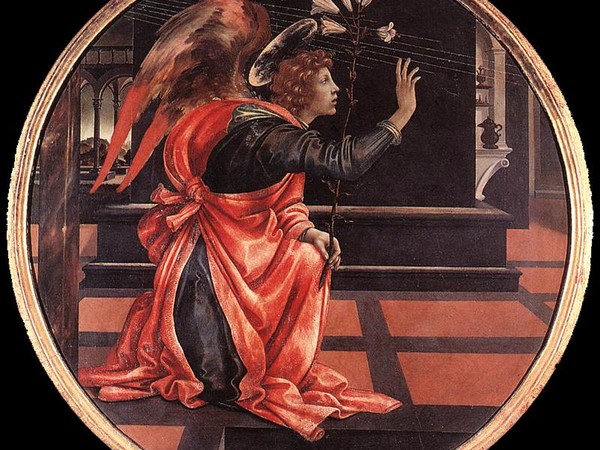 Filippino Lippi, Angelo annunziante, 1483-84. San Gimignano, Civici Musei, Pinacoteca