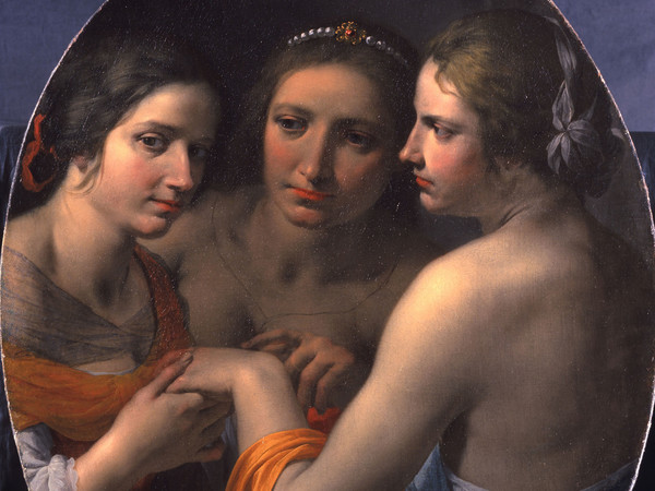 Giovanni Martinelli, Le tre Grazie, 1635-40 ca., Olio su tela ovale, 65 x 81.5 cm, Londra, Milano, Sankt Moritz, Robilant + Voena