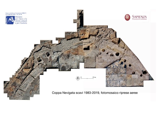 Coppa Nevigata scavi 1983-2019, fotomosaico riprese aeree