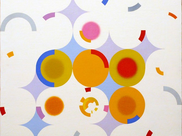 Carlo Nangeroni, Senza Titolo, 1963, acrilico su tela, 78x78 cm.