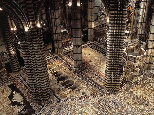 Pavimento del Duomo di Siena