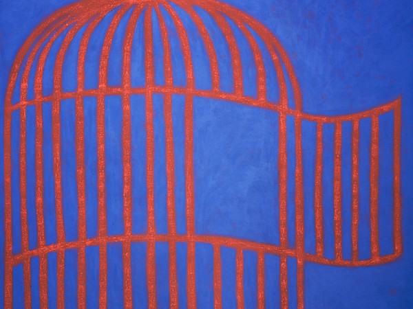 Francesco Clemente. Tandoori Satori (Music), 2003-2004, tempera e olio su lino