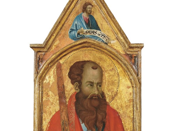Maestro di San Torpè (Vanni di Bindo ?), San Paolo, 1320 circa, tavola. Pisa, Museo Nazionale di San Matteo