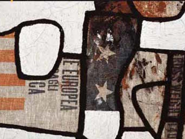 Alberto Burri, Sz 1, 1949, cm. 49x58,5, olio, sacco su tela