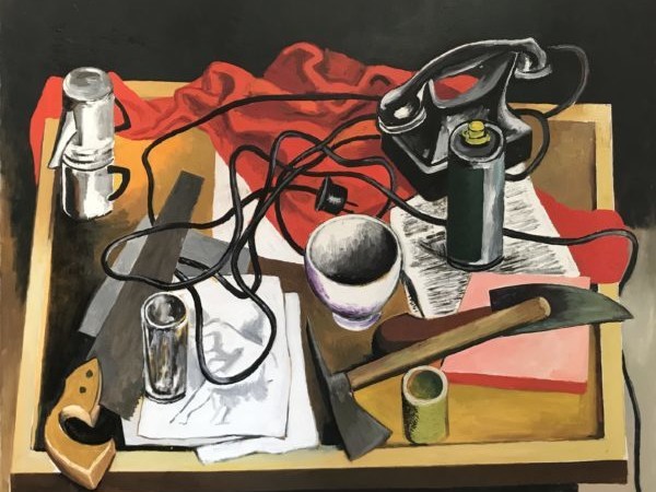 Renato Guttuso, Natura morta, 1973, olio su tela, cm. 80x100