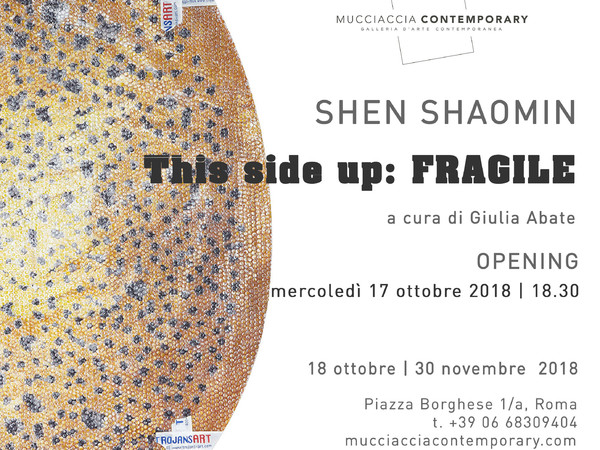 Shen Shaomin. This side up: FRAGILE, Mucciaccia Contemporary, Roma