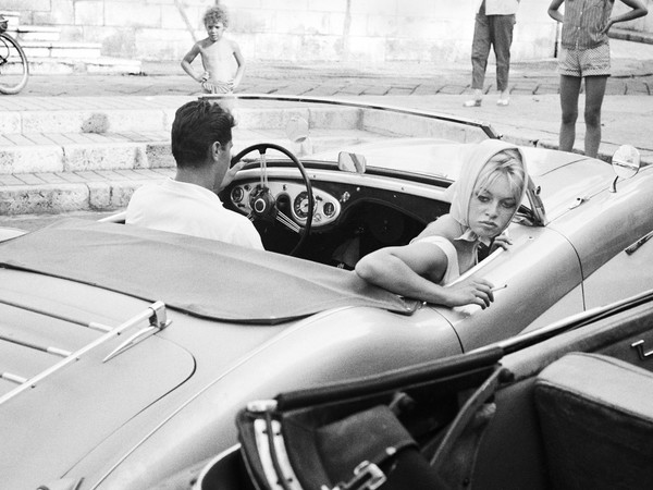 Brigitte Bardot and Sacha Distel, Antibes, 1958