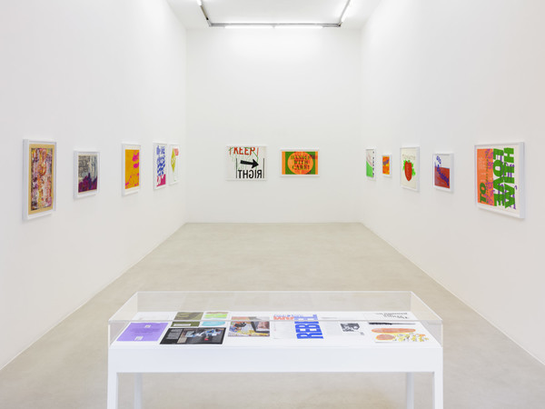 Corita Kent, To the everyday miracle, 2021 installation view, kaufmann repetto, Milan