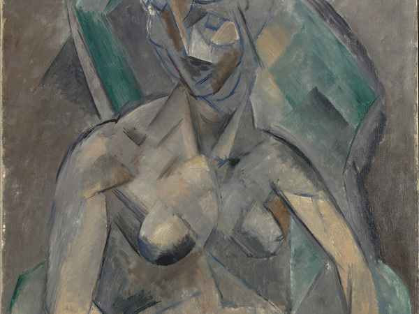 Pablo Picasso, <em>Giovane Donna</em>, 1909, olio su tela, 92,3 x 73,3 cm. Photograph © The State Hermitage Museum, 2022. Foto di Pavel Demidov