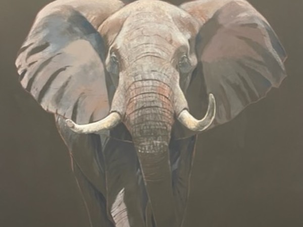 Giusy Rampini, Elefante, cm. 230x160, tecnica mista