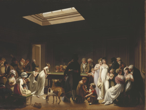 Louis-Léopold Boilly, Il gioco del biliardo, 1807, Olio su tela, 56 х 81 cm, San Pietroburgo, Museo Statale Ermitage San Pietroburgo, Museo Statale Ermitage | 